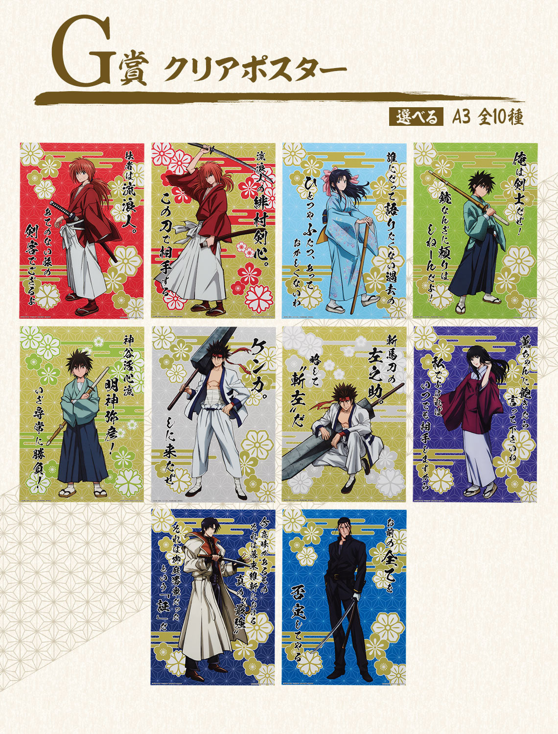 Ichiban Kuji Rurouni Kenshin -Meiji Swordsman Romantic Story- by Bandai Spirits