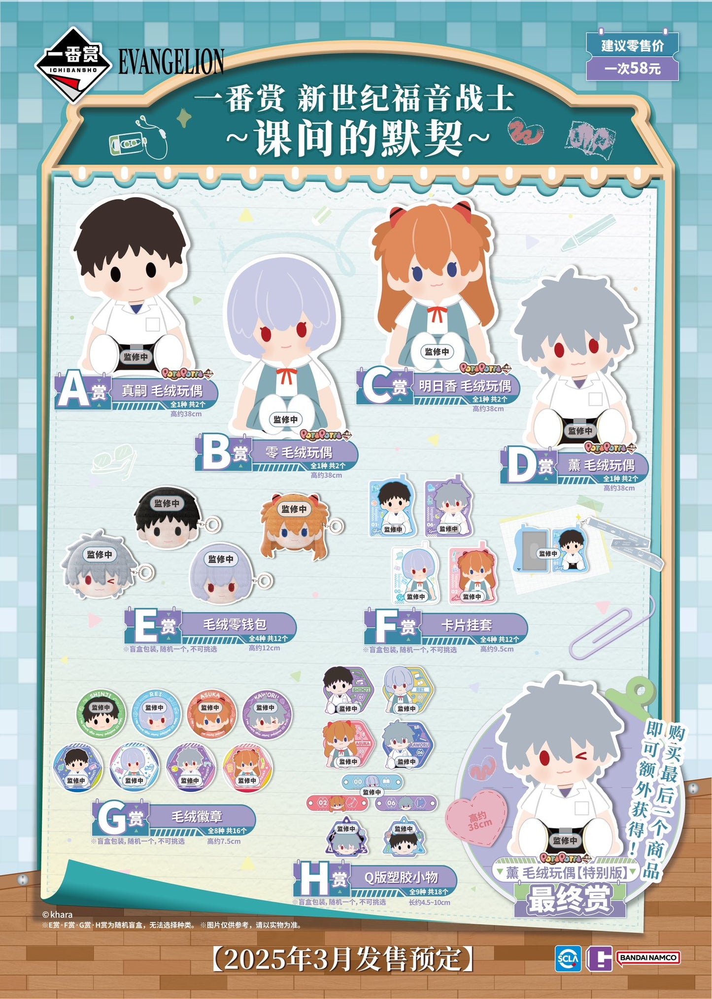 Ichiban Kuji Evangelion Classroom Edition