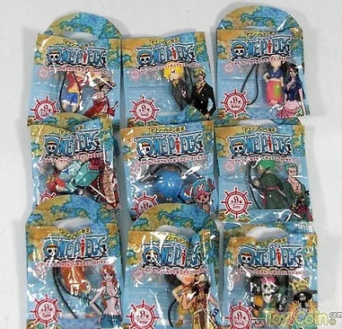 One Piece World Collectable Figure Mini Strap Set