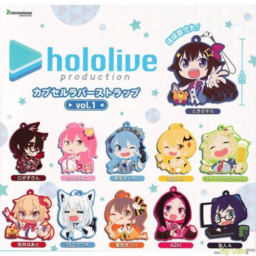 Hololive Capsule Rubber Strap Vol. 1