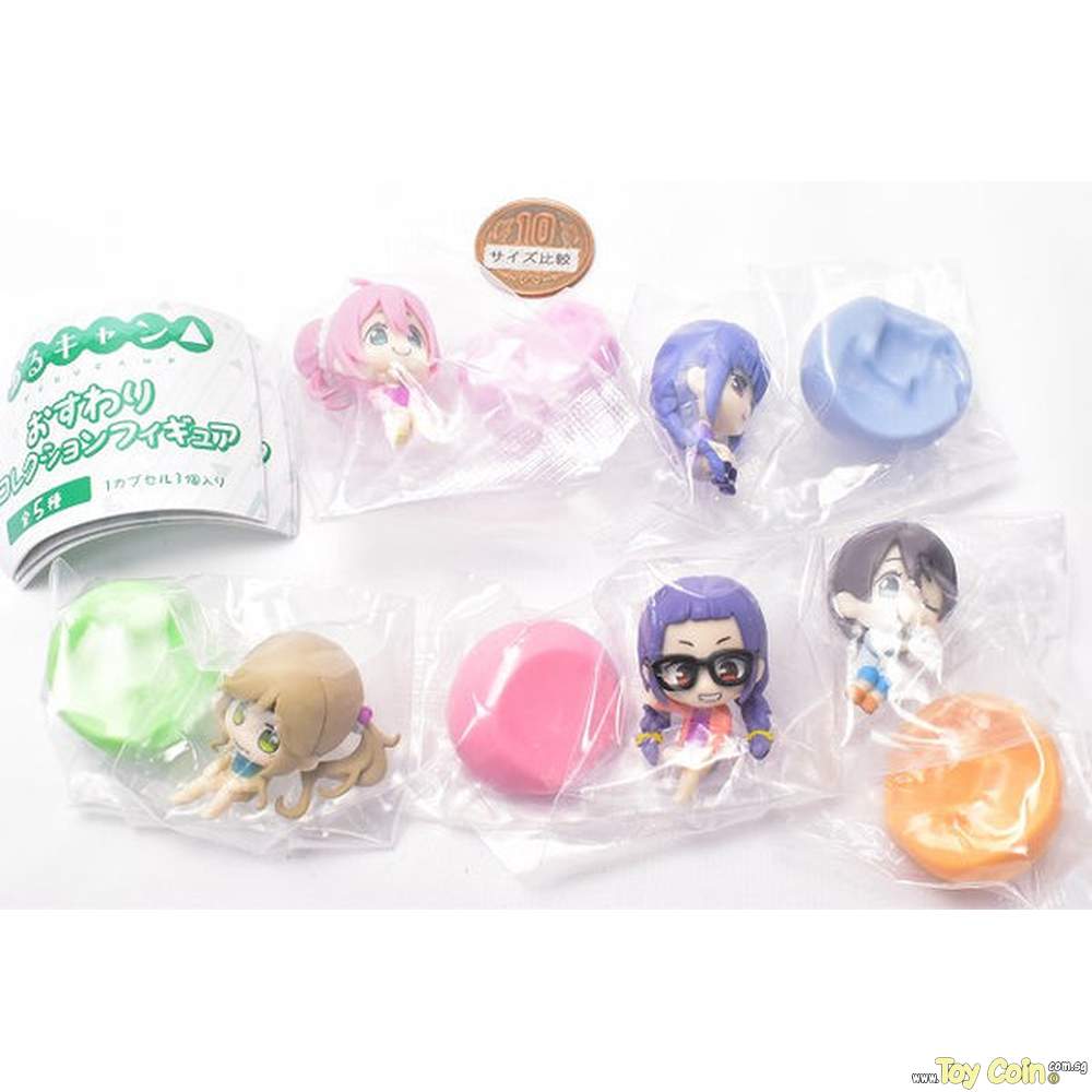 Yurucamp Capsule Osuwari Collection Figure